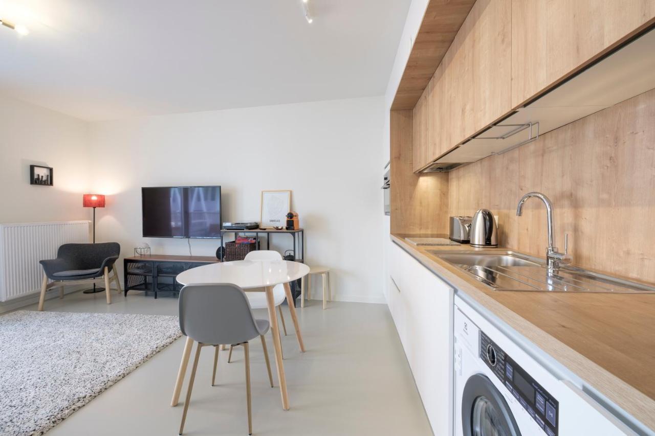 Appartement Mini Loft With Terrace à Bruxelles Extérieur photo